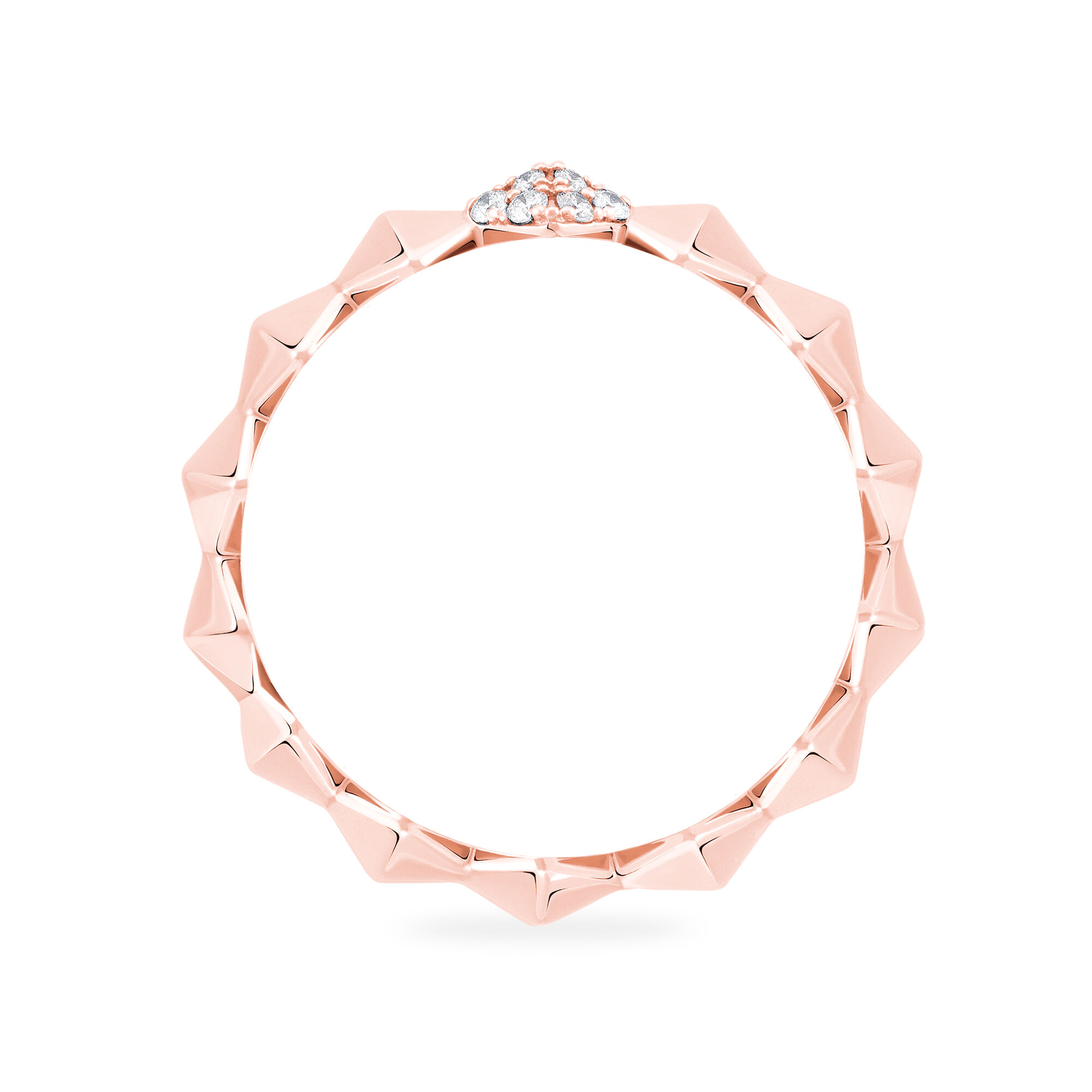 Pink top rock ring