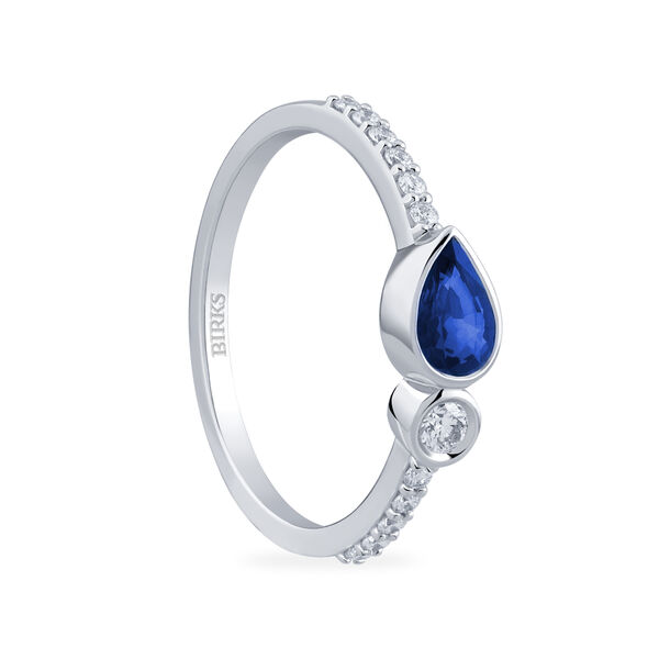 Sapphire and Diamond Ring