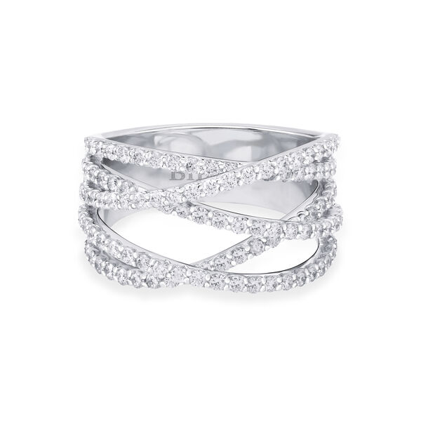 Diamond and White Gold Ring, Medium
