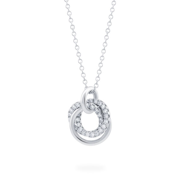 Small Diamond Entwine Pendant