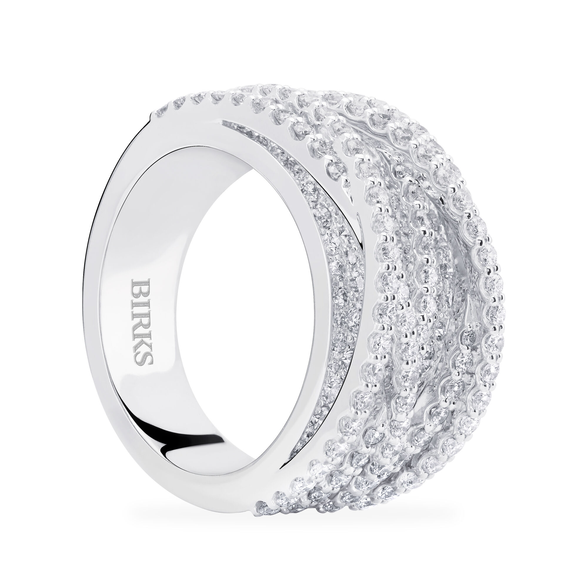 Gold ring with silver diamond discount