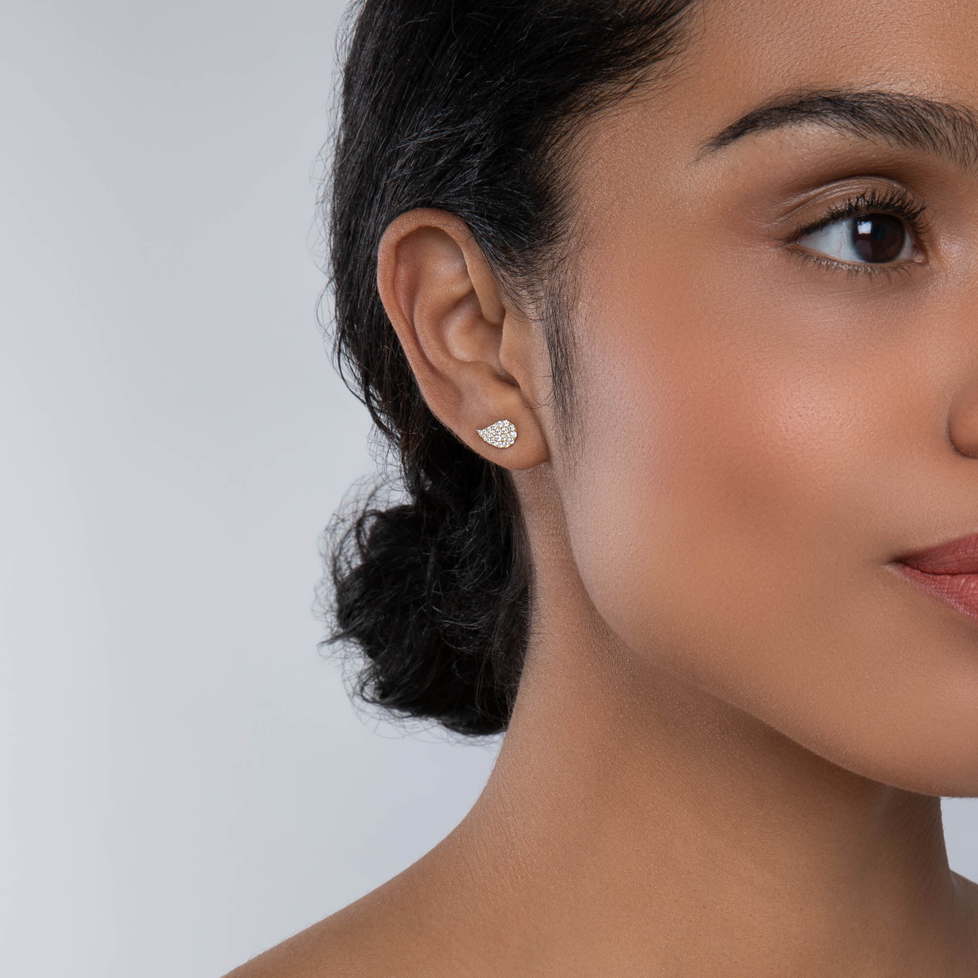 Gold and diamond studs new arrivals