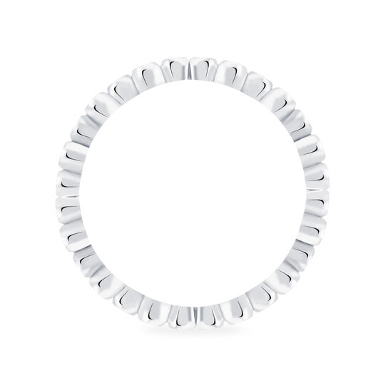 Stackable Diamond Splash Ring, White Gold image number 2