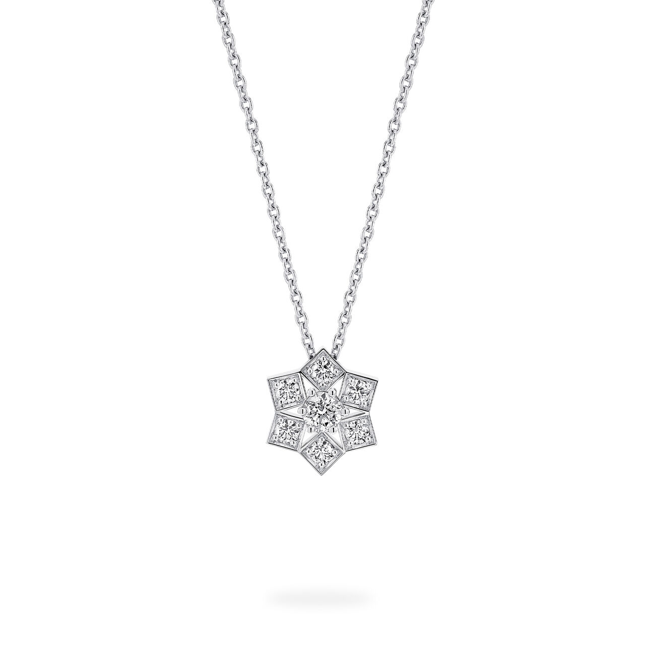 Birks Snowflake White Gold Pendant, Medium image number 0