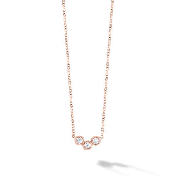 Pendentif en diamants Splash, or rose