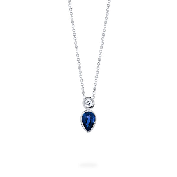 Sapphire and Diamond Pendant