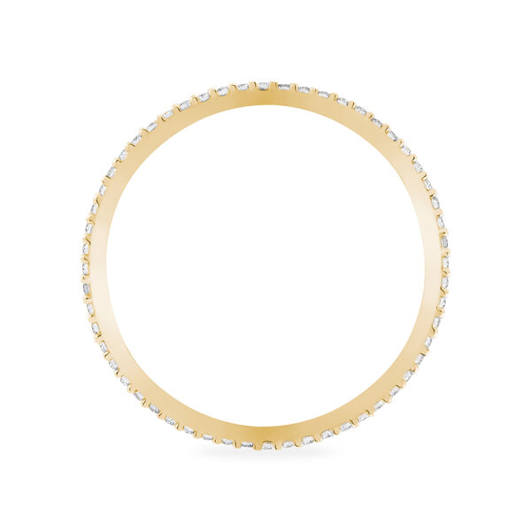 Bague empilable en diamants Rosée du Matin, Or jaune