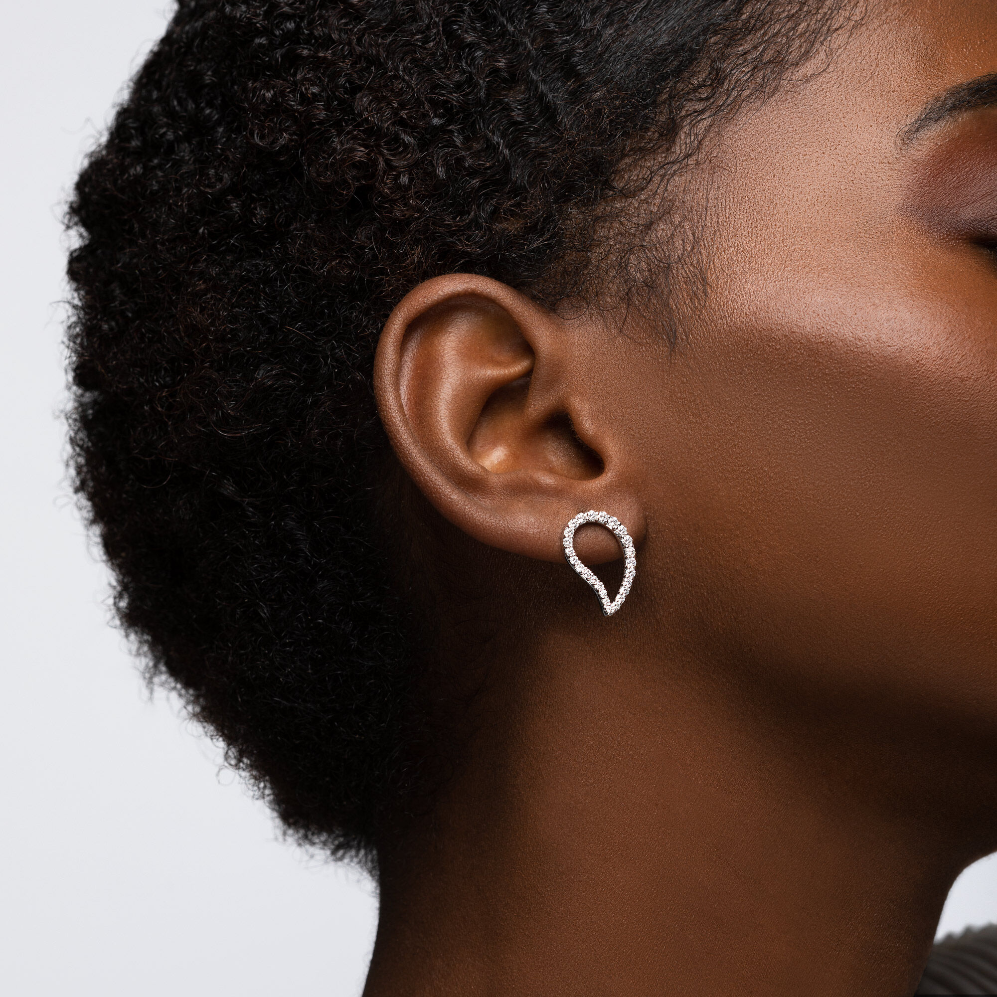 Large diamond earrings sale