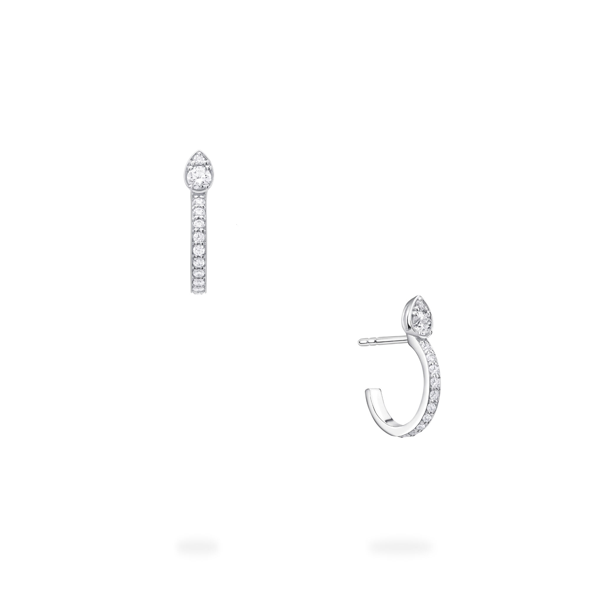 Line hoop earrings top