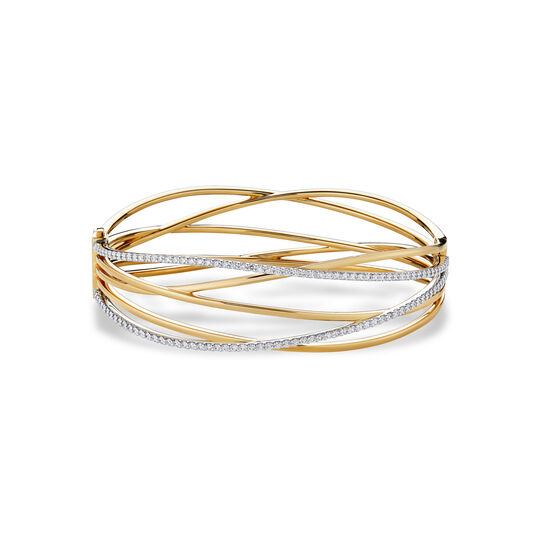 Birks Rosée du Matin Diamond and Yellow Gold Bracelet image number 0