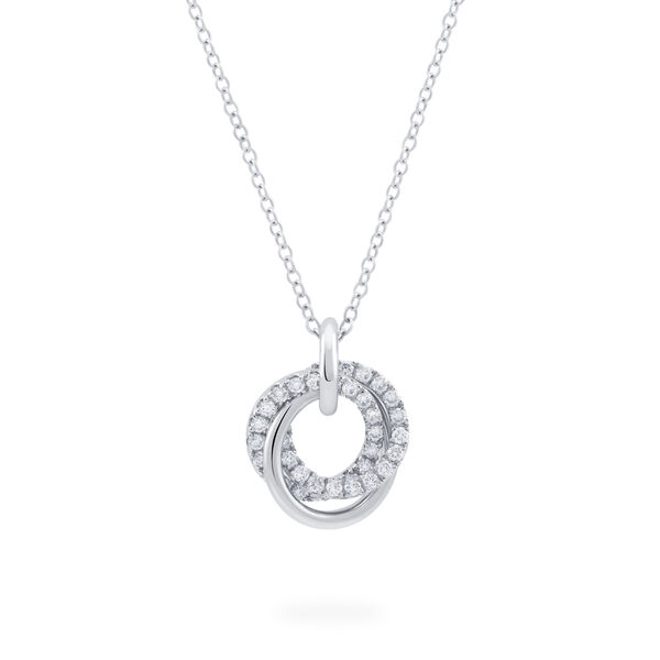 Small Diamond Entwine Pendant