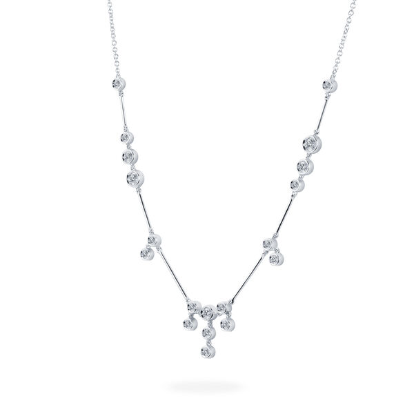 Diamond Bezel Necklace