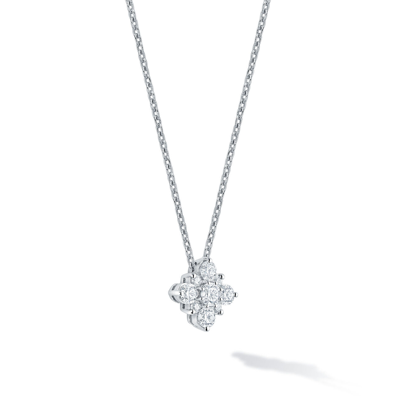 Diamond Square Cluster Pendant, Large image number 1