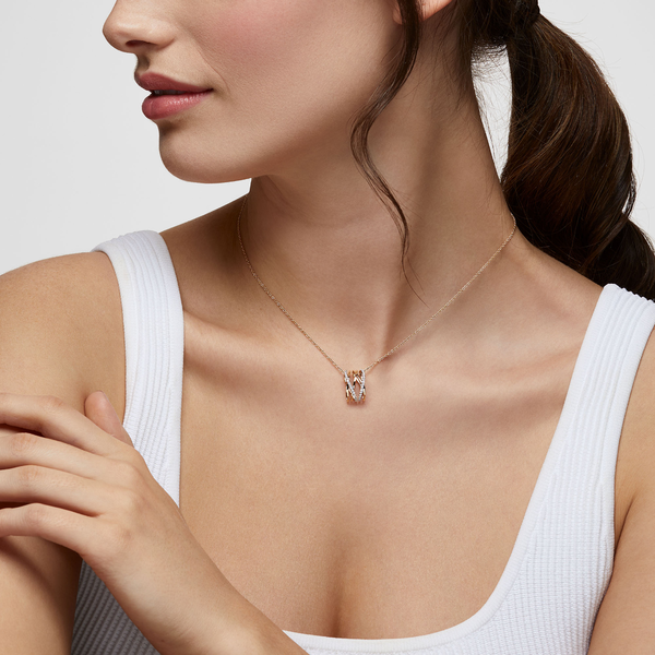 Diamond and Yellow Gold Pendant