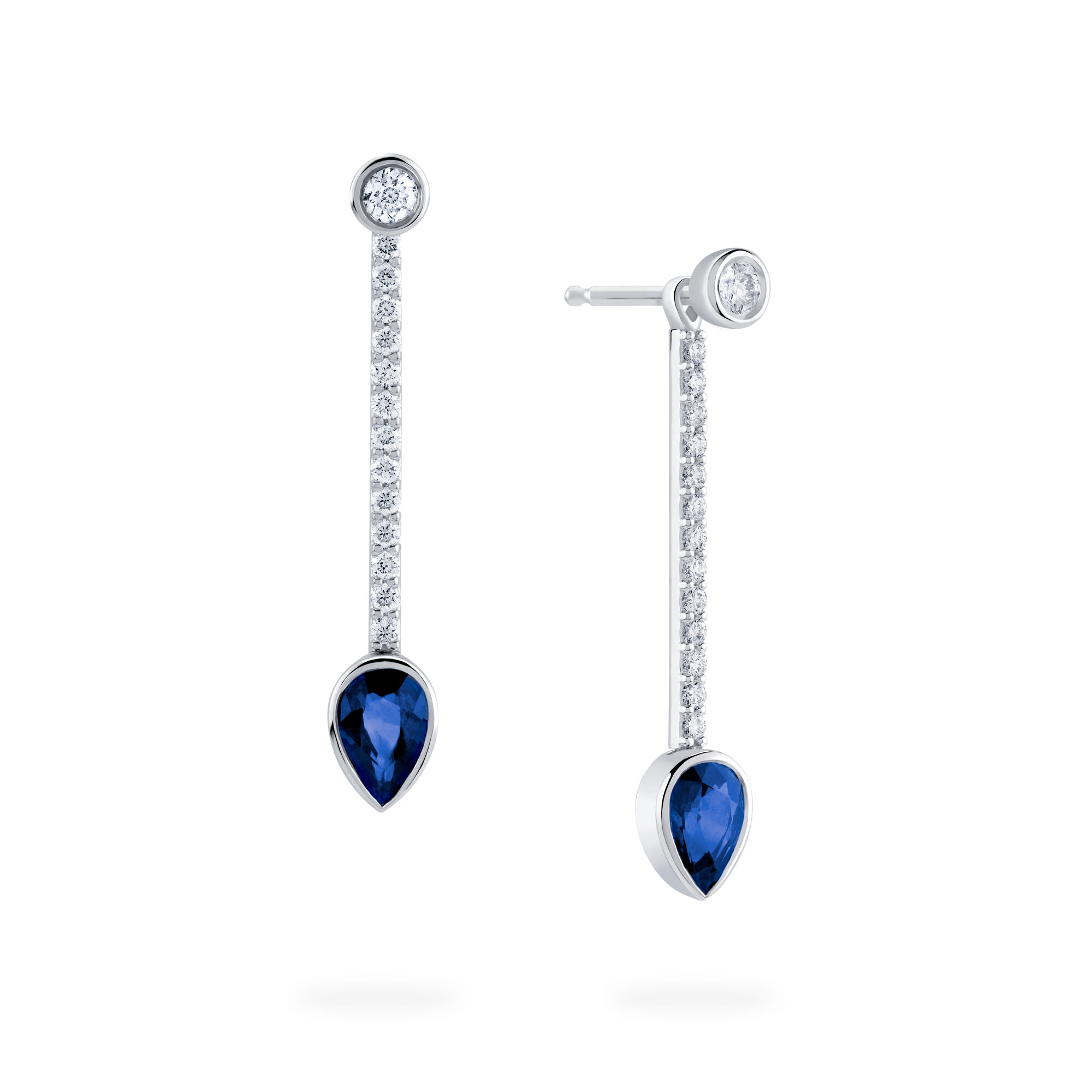 Sapphire hotsell drop earrings