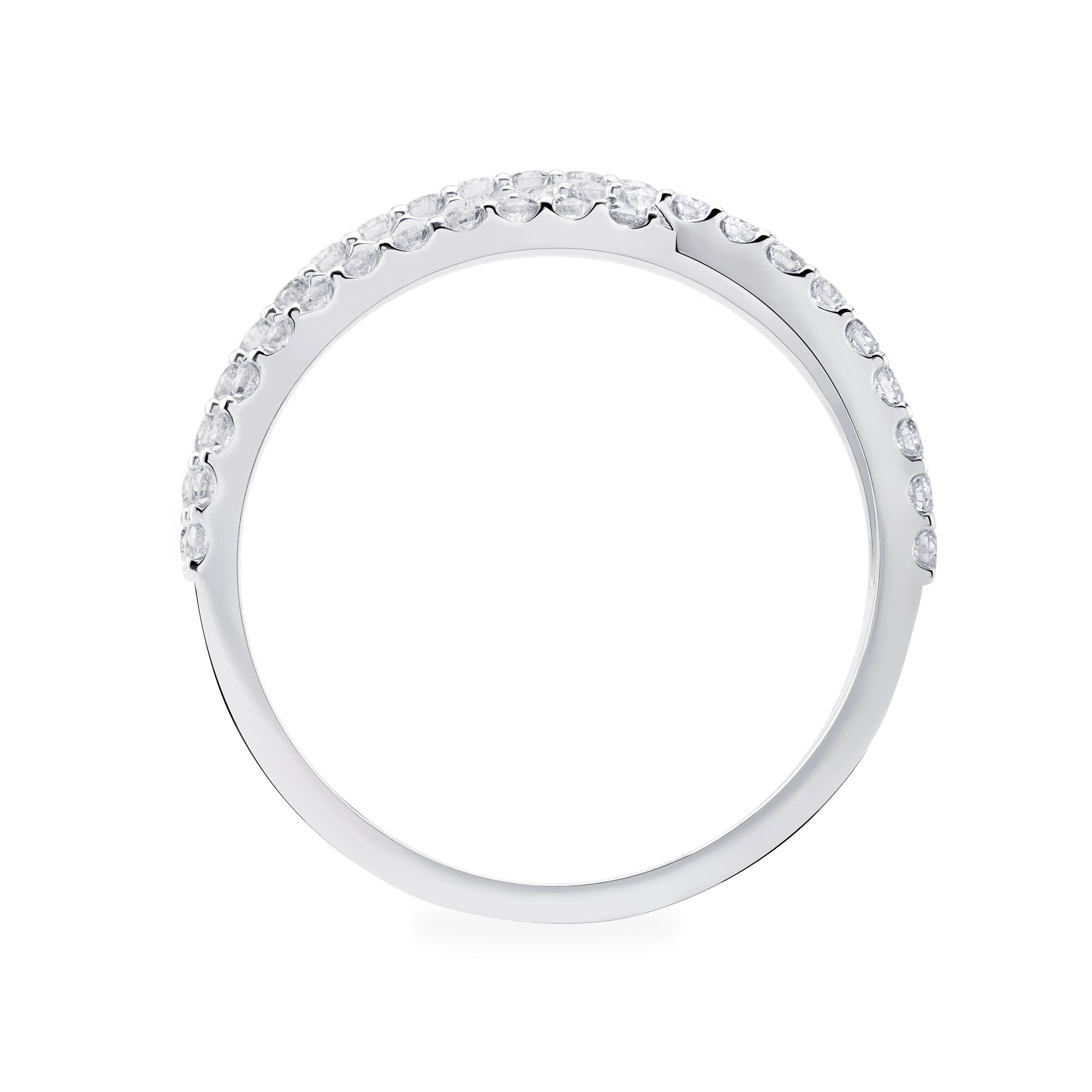 Diamond and White Gold Ring Small Birks