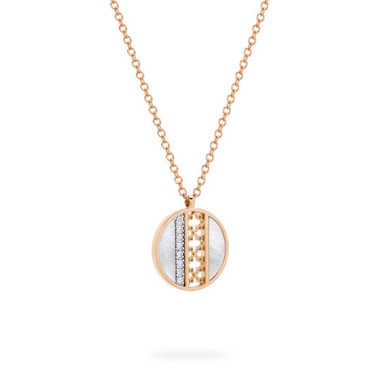 Birks Dare to Dream Mother-of-Pearl and Diamond Circle Pendant image number 2