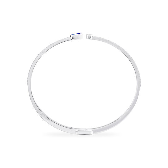 Birks Splash Diamond and Sapphire Bangle Bracelet image number 3