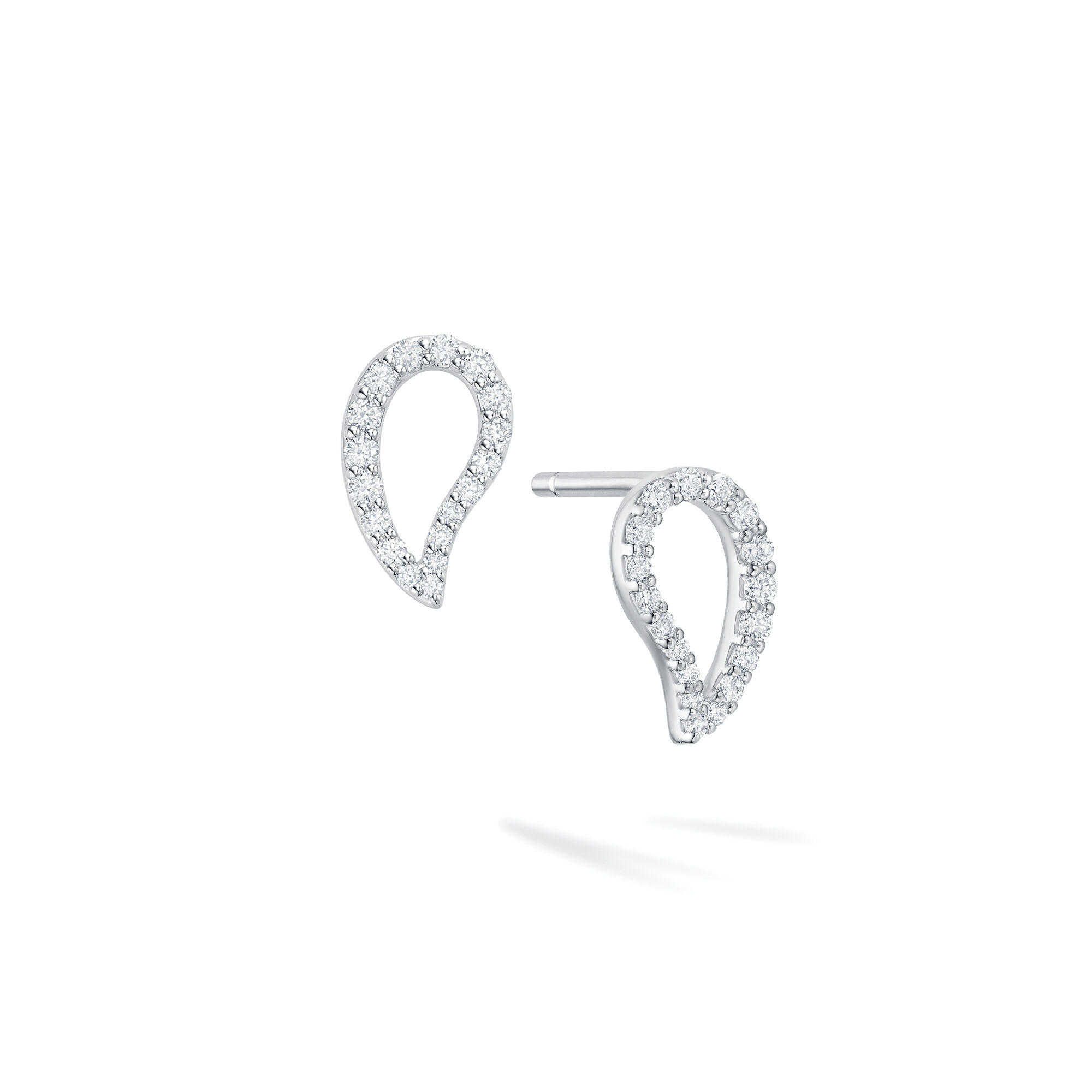 Tiny diamond earrings on sale