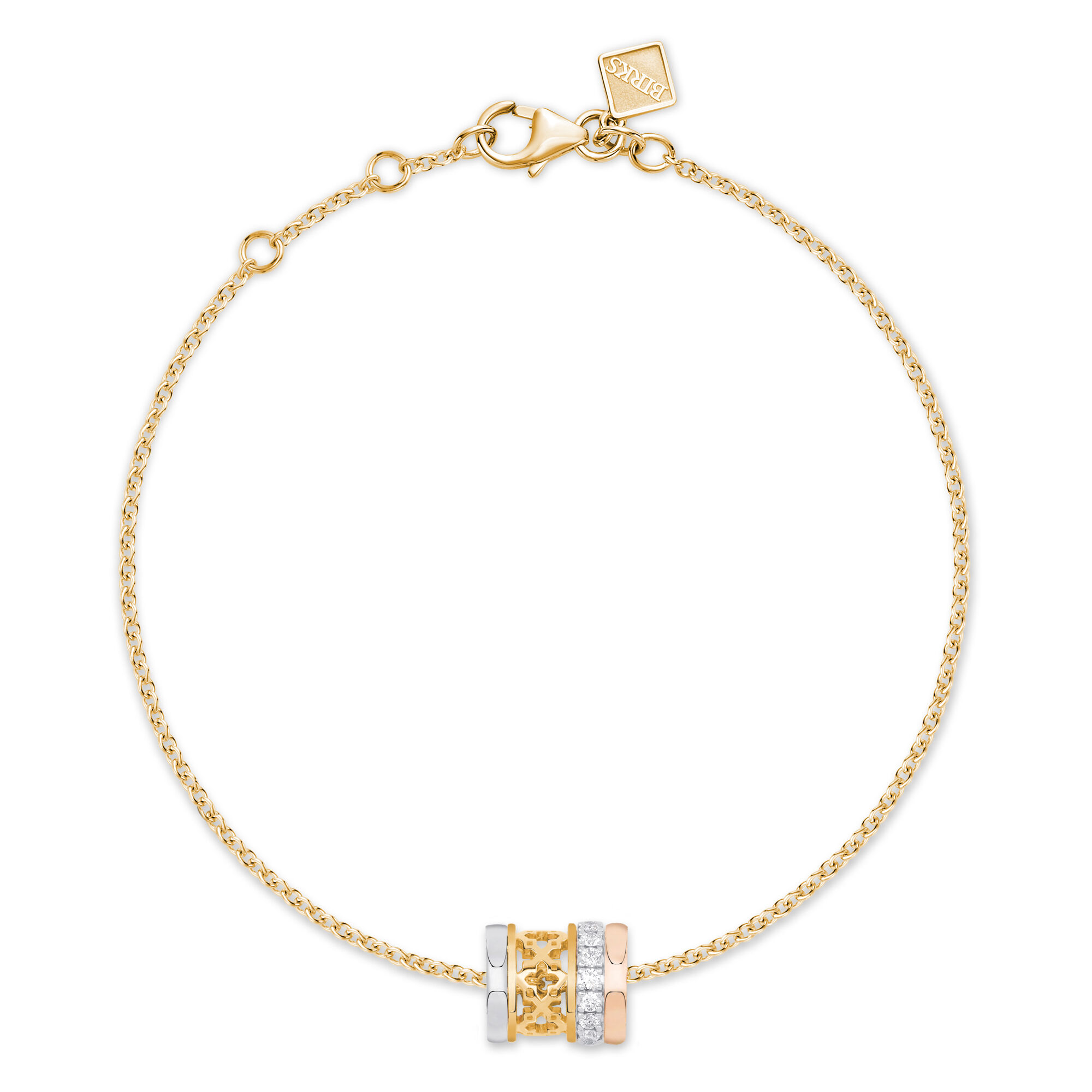 Tri gold sale bracelet
