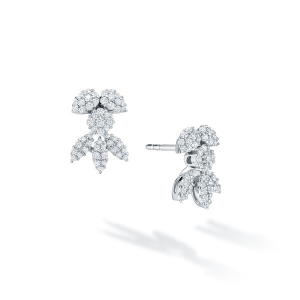 Boucles d'oreilles en diamants, petite