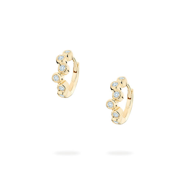 Boucles d'oreilles en diamants Splash, or jaune