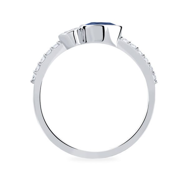 Sapphire and Diamond Ring
