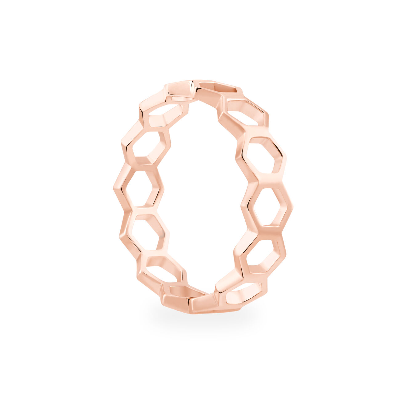 Birks Iconic Stackable Rose Gold Bee Chic Ring image number 2