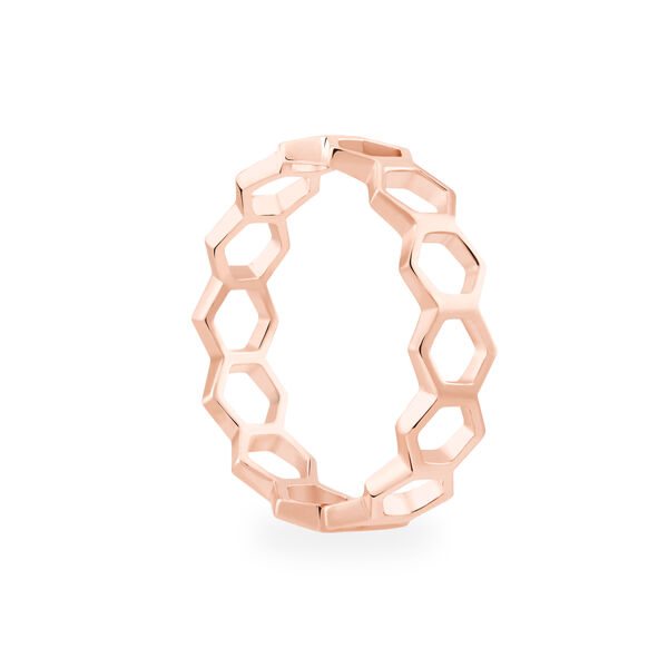 Rose Gold Stackable Bee Chic Ring