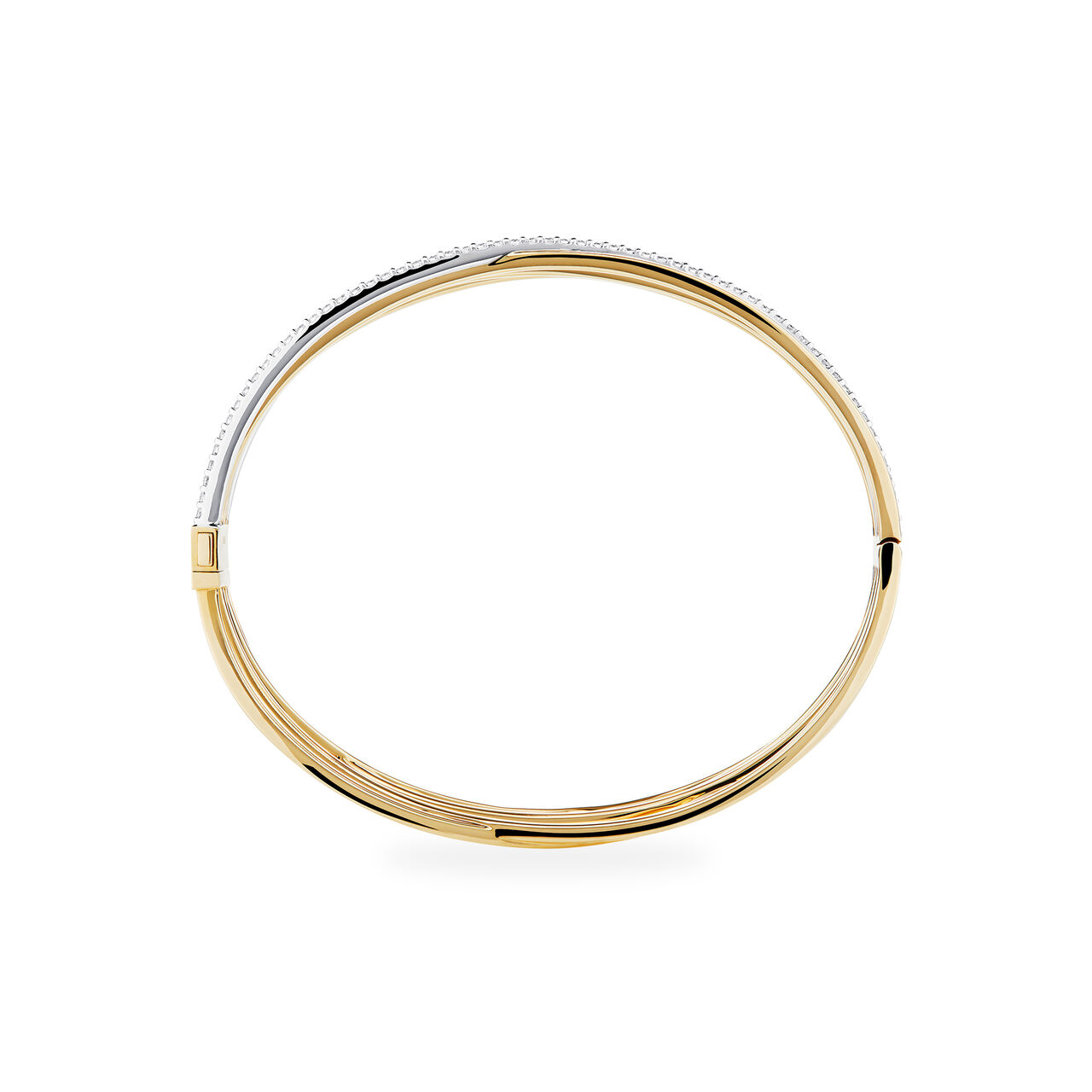 Birks Rosée du Matin Diamond and Yellow Gold Bracelet Side image number 3