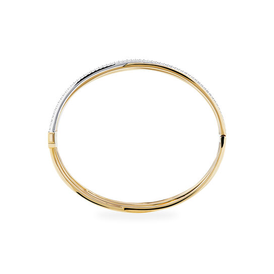 Birks Rosée du Matin Diamond and Yellow Gold Bracelet Side image number 3