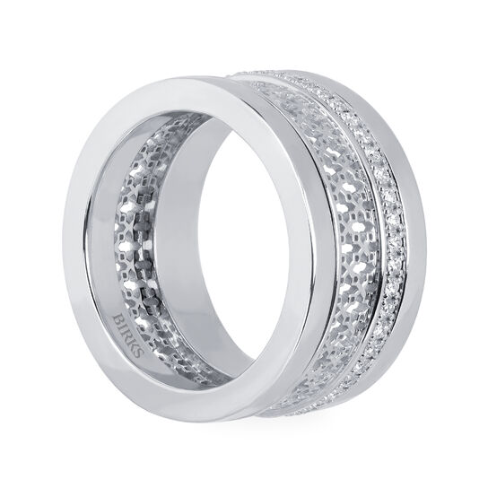 White Gold and Diamond Ring image number 2