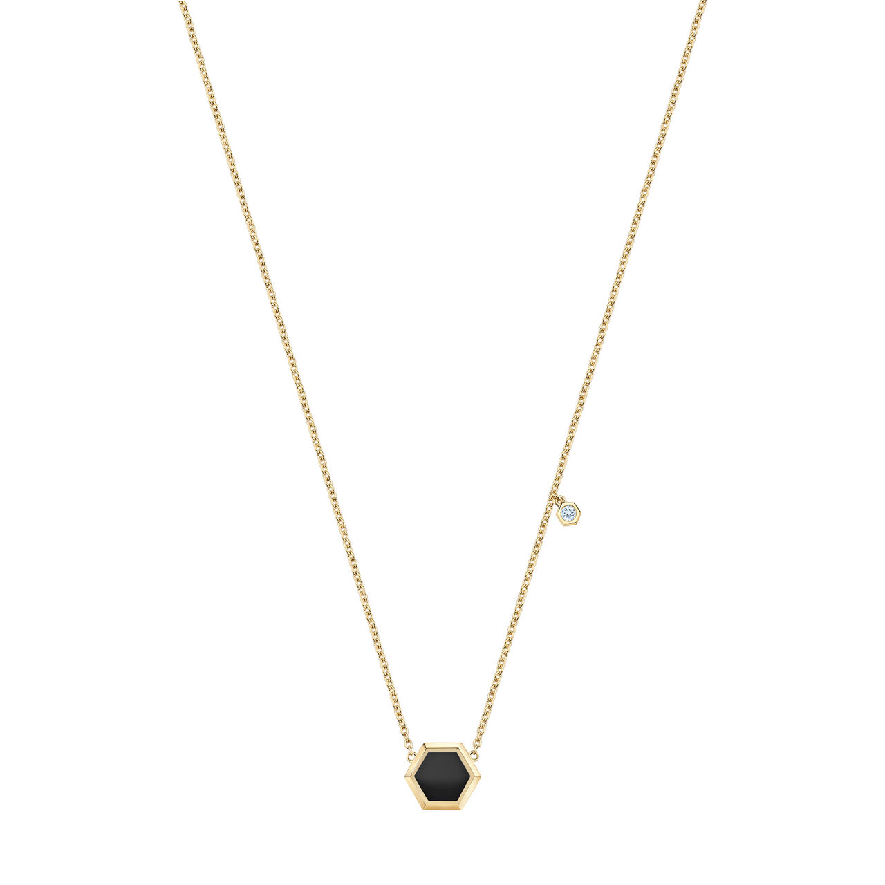 Bijoux Birks Bee Chic Onyx Pendant With Diamond Accent image number 0