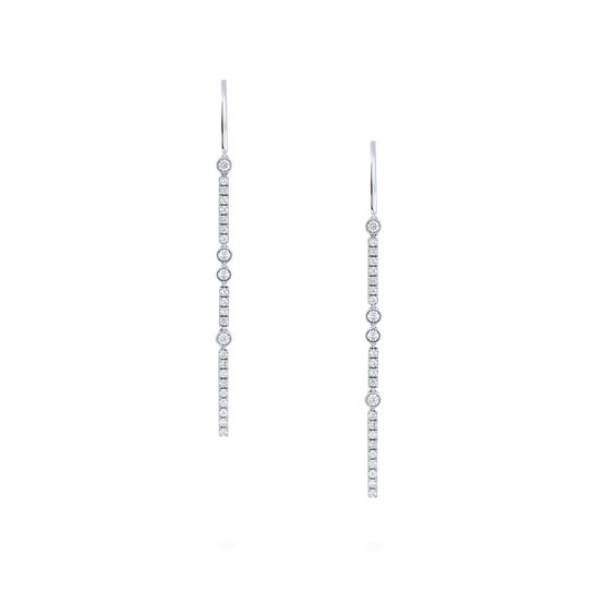 Diamond Drop Earrings image number 2