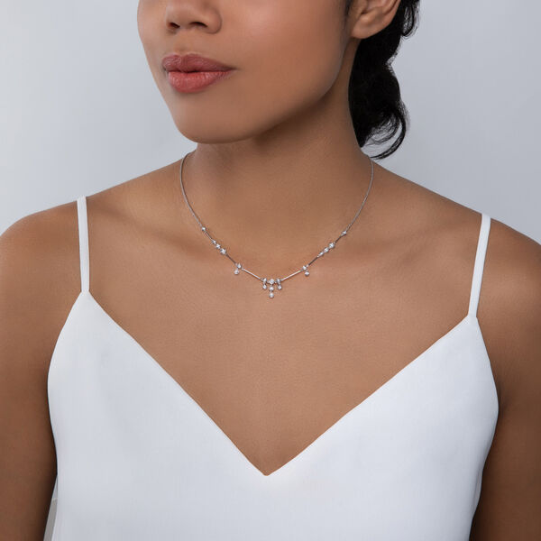 Diamond Bezel Necklace