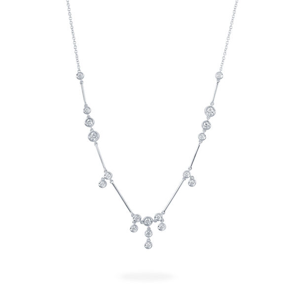 Diamond Bezel Necklace