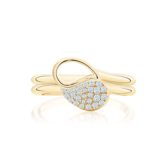 Yellow Gold and Diamond Ring image number 3
