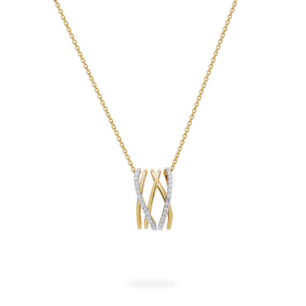 Diamond and Yellow Gold Pendant