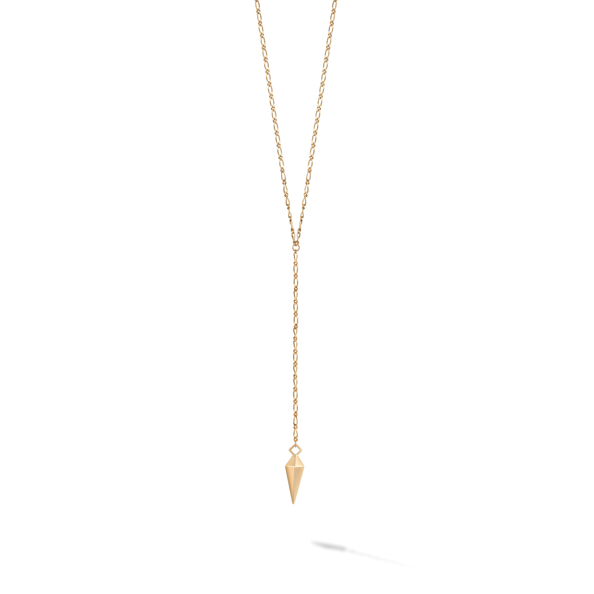 Yellow Gold Lariat Necklace Rock Pearl Birks Iconic