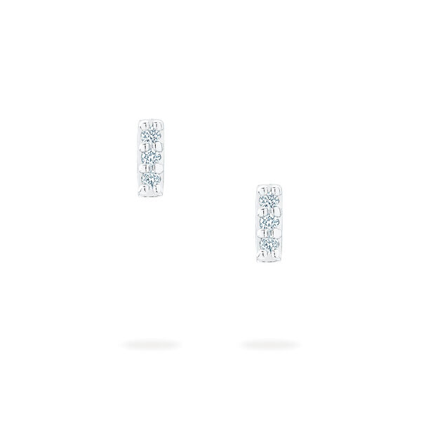 Boucles d'oreilles courtes en diamants Rosée Du Matin