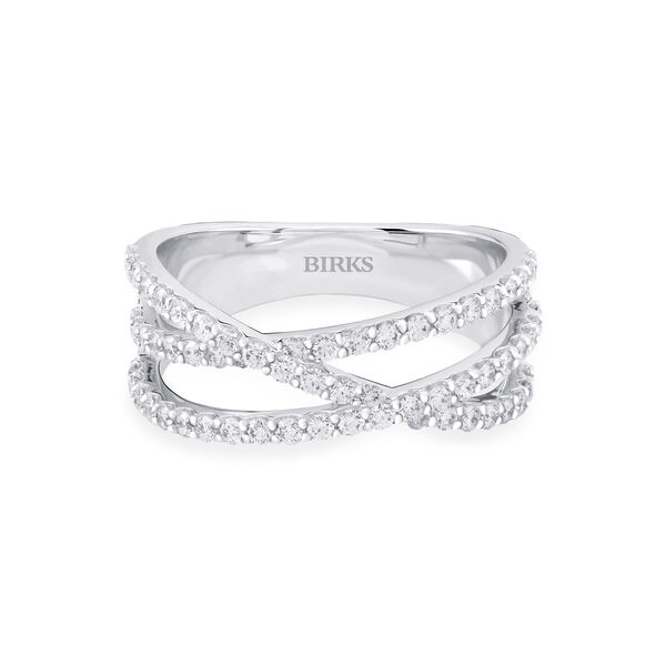 Diamond and White Gold Ring, Small