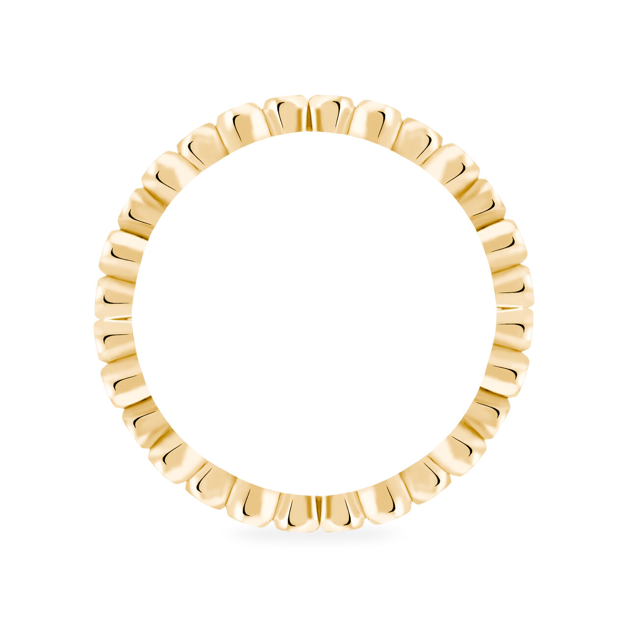 Stackable Diamond Splash Ring, Yellow Gold image number 3