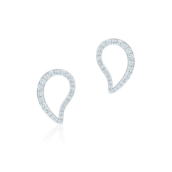Diamond Stud Earrings, Large