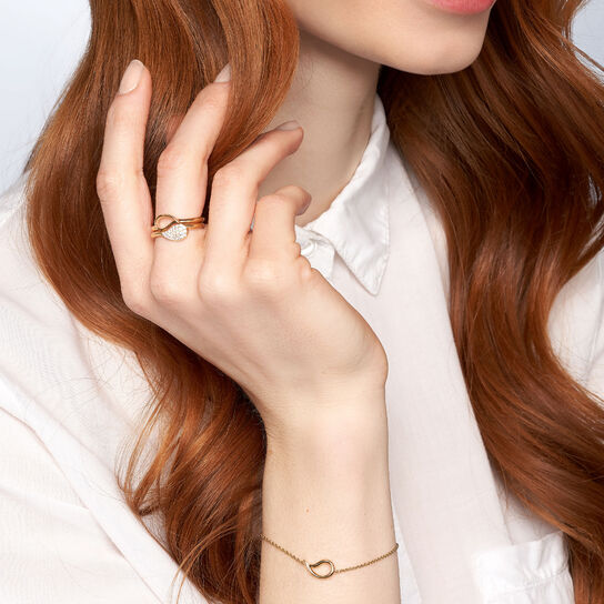 Yellow Gold and Diamond Ring image number 2