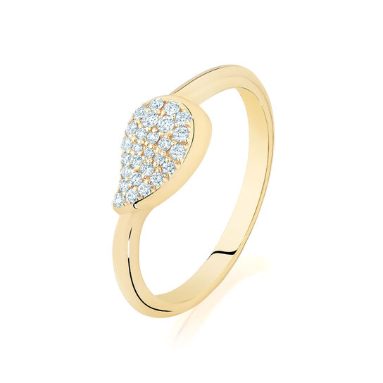 Yellow Gold and Diamond Ring image number 4