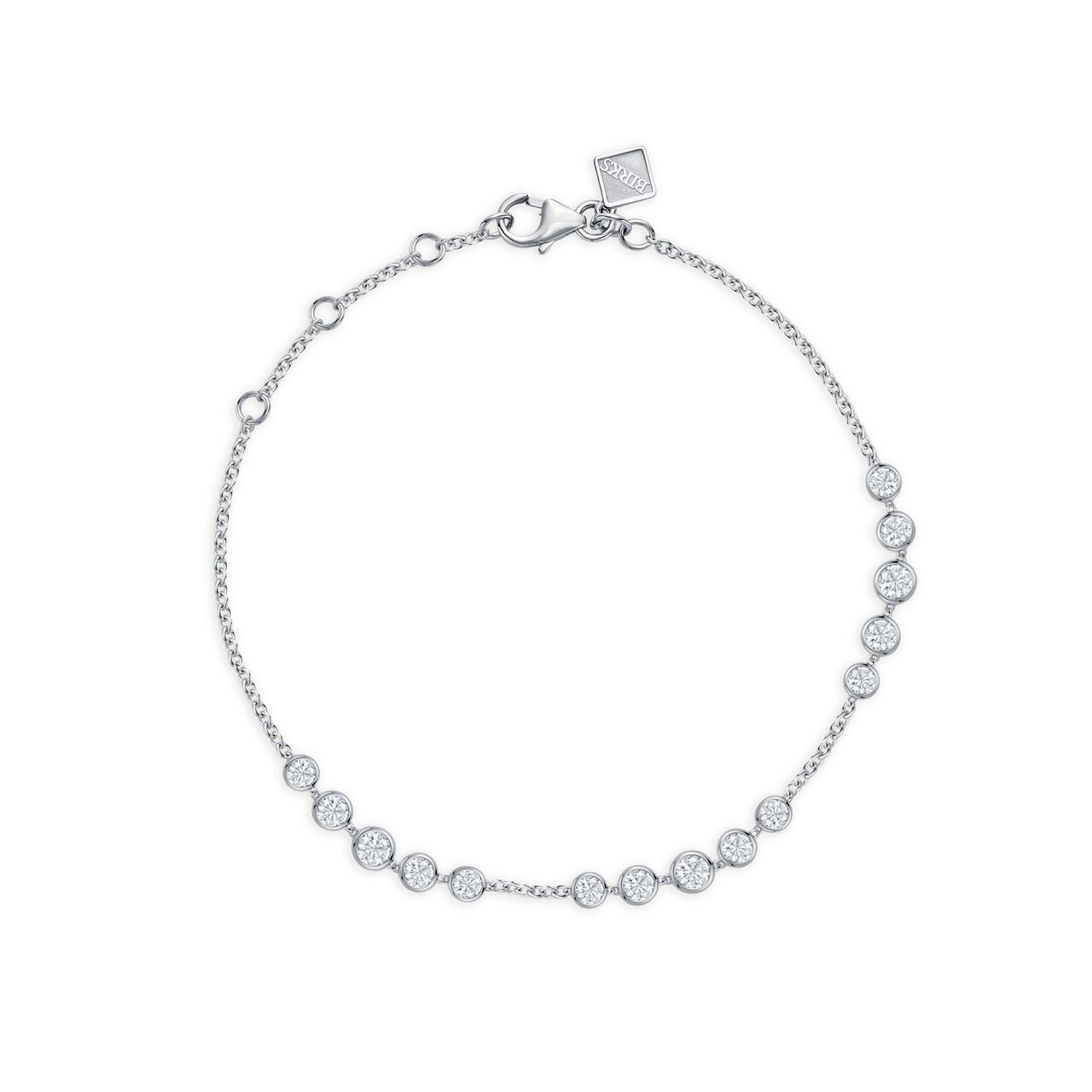 bijoux birks splash diamond line bracelet image number 0