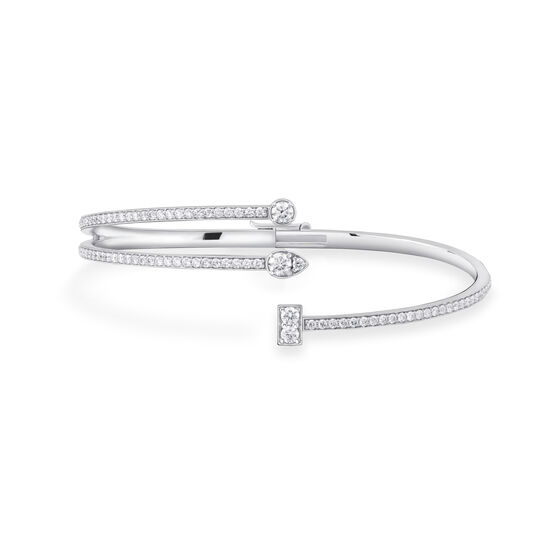 Birks Splash Diamond Bangle Bracelet image number 0